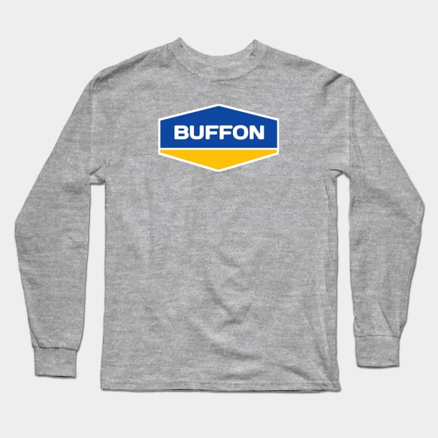 Gigi Buffon Gialloblu Long Sleeve T-Shirt by Baksya